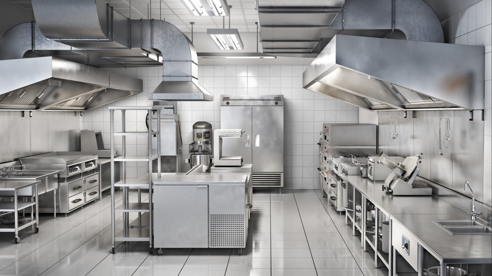 Commercial kitchen fabricated by RASI Kitchen Equipment